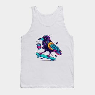 Cawfee Crow Tank Top